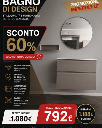 BAGNO ARCOM COMPLETO COME DA FOTO