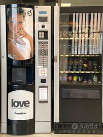 2 distributori snack caffe e bevande calde