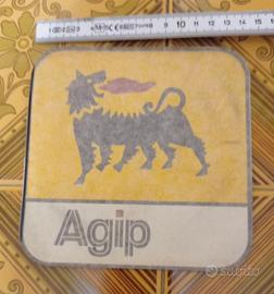 Adesivo originale Agip vintage distributore nuovo
