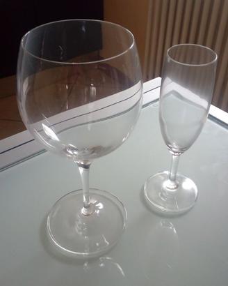 Bicchieri ballon e flute