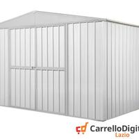 Capanno box esterno lamiera 360x175 bianco