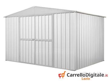 Capanno box esterno lamiera 360x175 bianco
