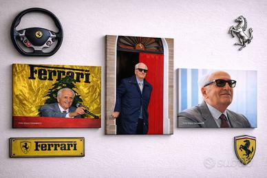 3 Stampe su tela di Enzo Ferrari misura 30x40 cm.