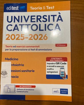 preparazione università cattolica 2025-2026
