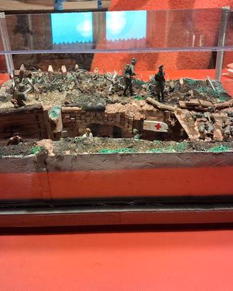 DIORAMA  WW2  TEDESCHI  TRINCEA 