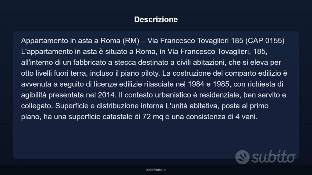 Appartamento – Roma, Tor Tre Teste, Municipio Roma V - Vista 5