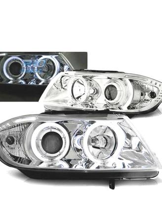 FARI BMW E90 E91 05-08 OCCHI ANGEL CCFL CROMATI