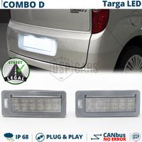 Placchette Luci TARGA LED PER Opel Combo D CANbus