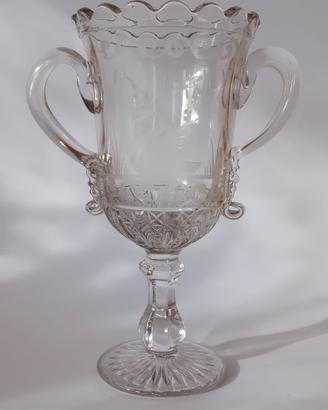 Victorian glass celery vase 19 th century