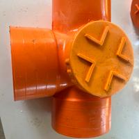 Derivazione T con tappo ispezionabile diametro 125