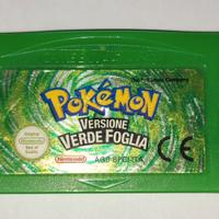 POKEMON VERDE FOGLIA Nintendo Gameboy Adv. color