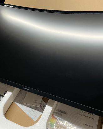 Monitor Samsung 27" curvo + braccio supporto