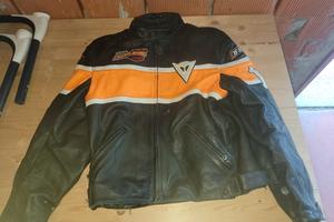 giacca in pelle dainese taglia 52