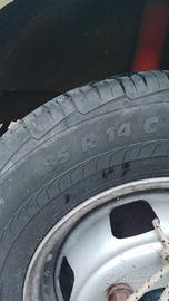 Gomme con cerchione per furgone o camper nuove