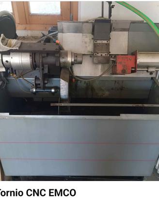 tornio cnc con elettronica 