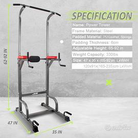 Sbarra Trazioni Fitness Multifunzione,