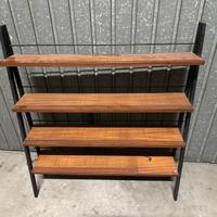 Libreria di ferro e lgno, anni ‘60. Zona Rustica