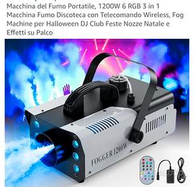 Macchina del fumo +4l di liquido