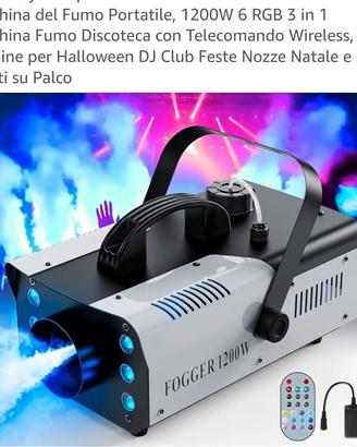 Macchina del fumo +4l di liquido