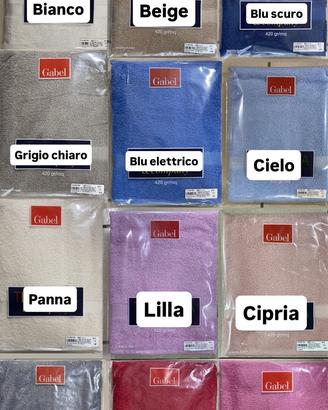 Asciugamano Gabel 420 gr/mq nuovo vari colori