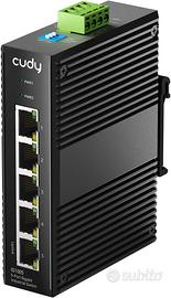 Cudy IG1005 switch 5 porte Gigabit industriale DIN