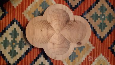 Centrotavola legno cedro massiccio