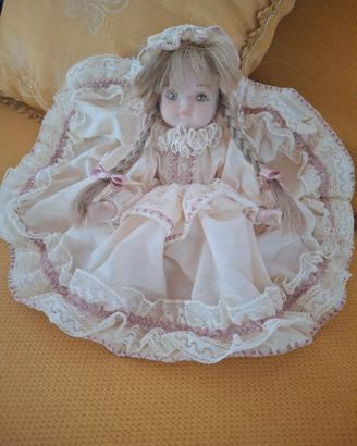 bambola ceramica vintage 