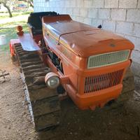 Trattore Fiat 605 con fresa