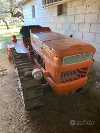 Trattore Fiat 605 con fresa