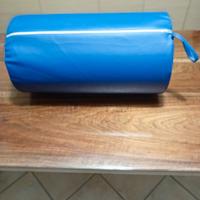 Cuscino a rullo, 55 x 30 cm, blu