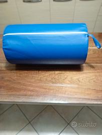 Cuscino a rullo, 55 x 30 cm, blu