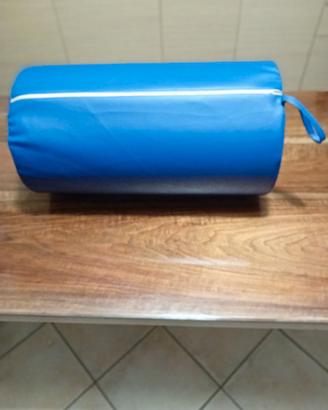 Cuscino a rullo, 55 x 30 cm, blu