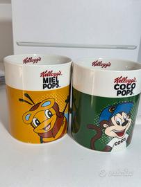 tazze kellogs vintage nuove mai usate