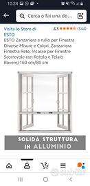 Zanzariera a rullo per finestra