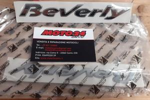 Adesivo Scritta Beverly argento