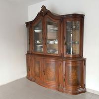 Credenza Vetrina in Stile Barocco Veneziano