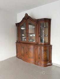 Credenza Vetrina in Stile Barocco Veneziano