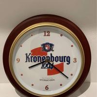 Orologio da parete pubblicitario Birra Kronenbourg