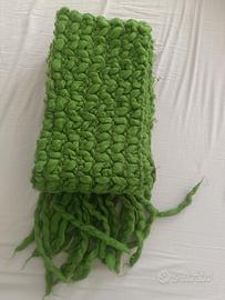 Sciarpa grossa colore verde