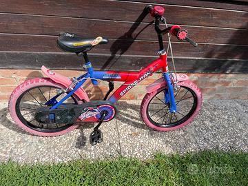 bici per bimbo con ruote da 16 SPIDER -MAN