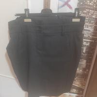 Gonna grigio scuro a tubino