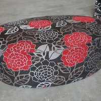 Pouf e tavolino da salotto