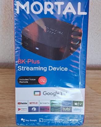 MORTAL 8K Plus Streaming Device Google TV Box