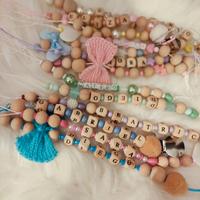 Porta ciuccio catanella fatto a mano