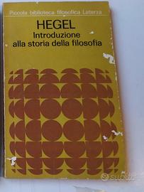 Hegel - Introduzione alla storia della filosofia-