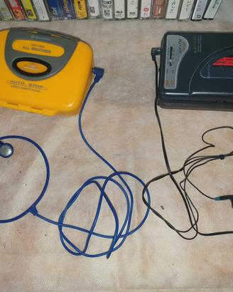 Walkman per audio cassette audio portatile vintage