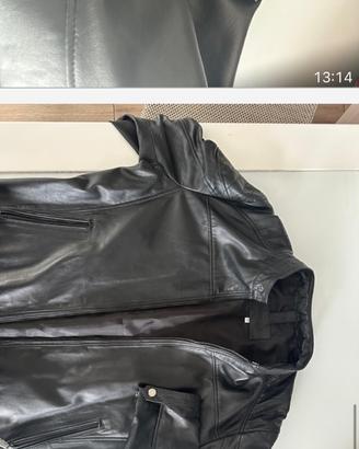 Giacca uomo pelle Tg52 nuova