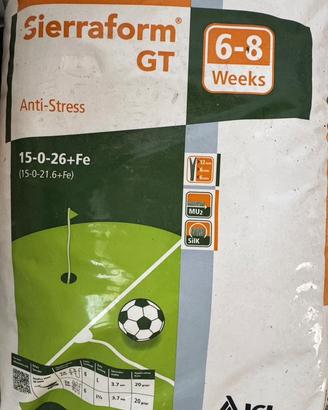 CONCIME 20 KG SIERRAFORM GT ANTISTRESS 15-0-26