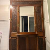 Mobile d ingresso in legni anni 60