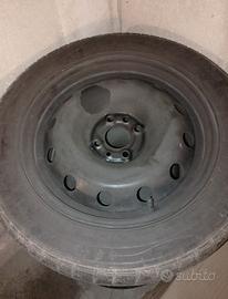 set cerchi in ferro fiat 15 pollici 